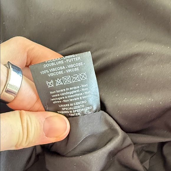 Must by Rick Owen’s Men's Black Leather Jacket, size EU 50 - or Large, paid 5800 - Picture 6 of 9